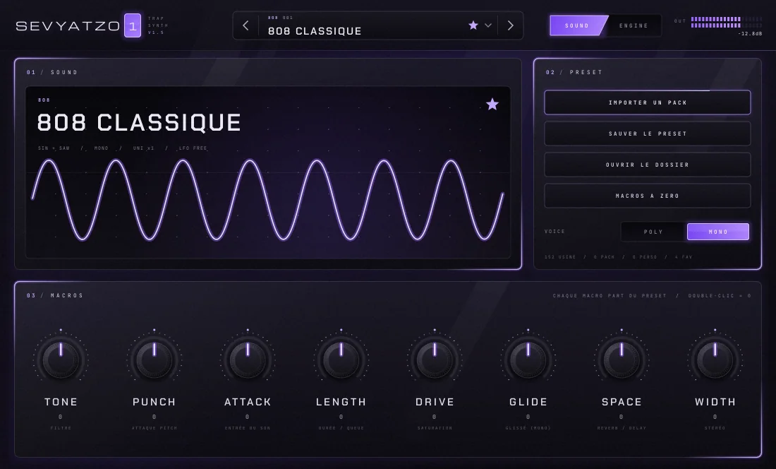 SEVYATZO interface