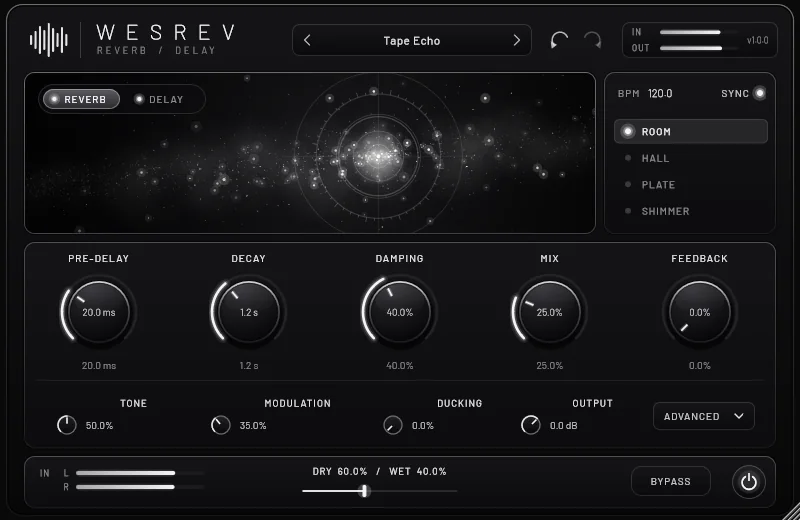 WESREV — Tape Echo
